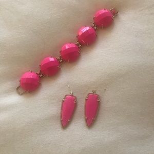 kendra scott bracelet and earrings !